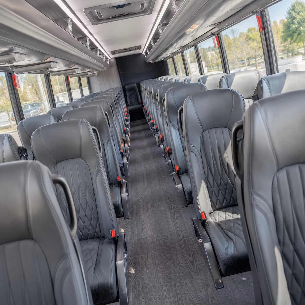 25 passenger minibus inside
