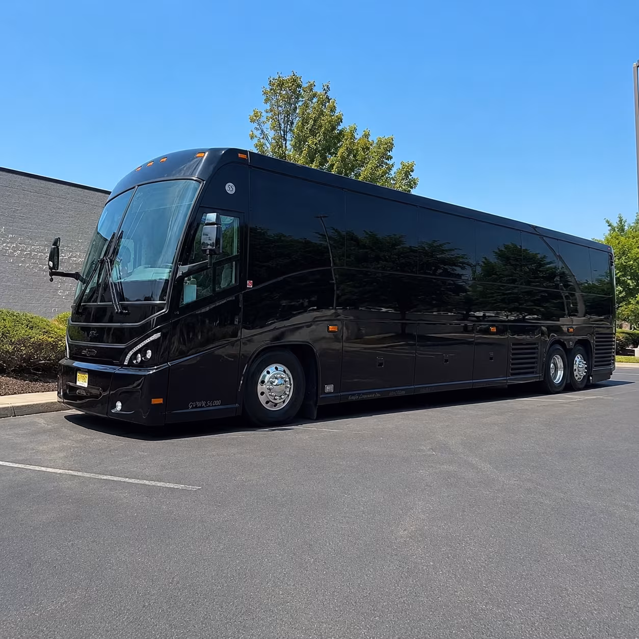 government agency and defense contractor shuttle buses across las colinas