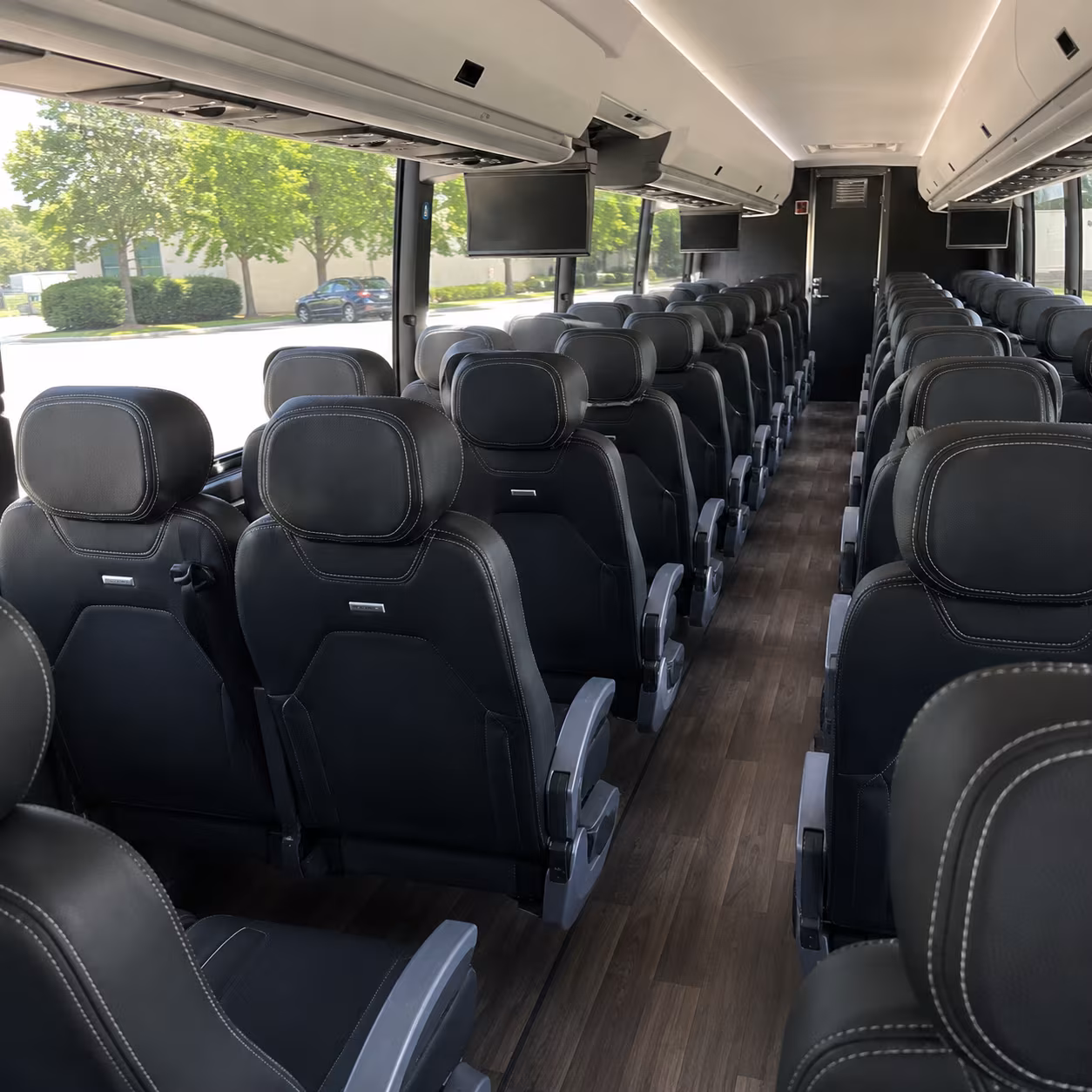 irving airport transportation onboard seating